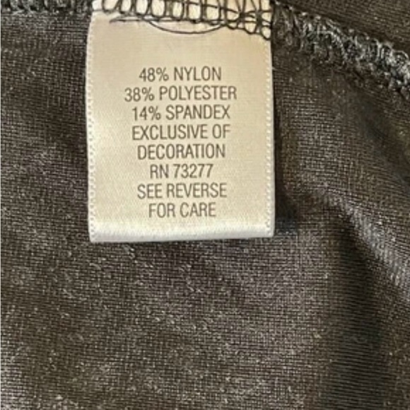 Black Velvet Burnout Midi Dress Damask Sheath Goth Academia Vamp Sexy Apt 9 PXL - Picture 10 of 11